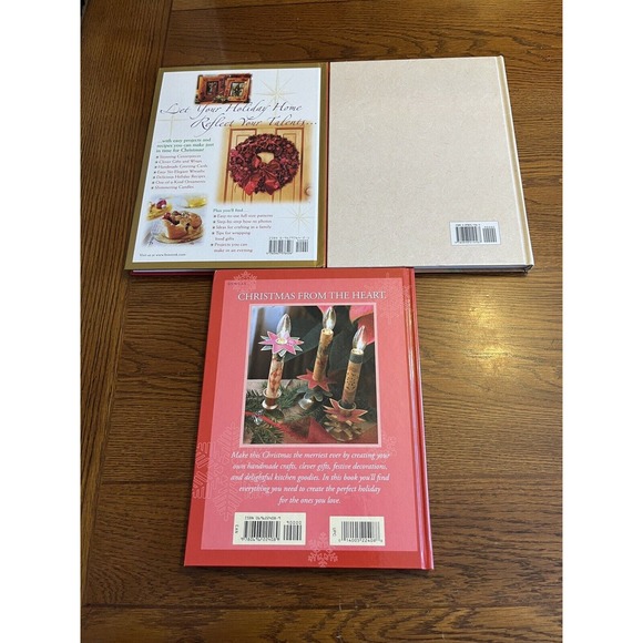 Lot of 3 Better Homes And Gardens Christmas From The Heart Crafts Cookbooks More - Picture 8 of 11